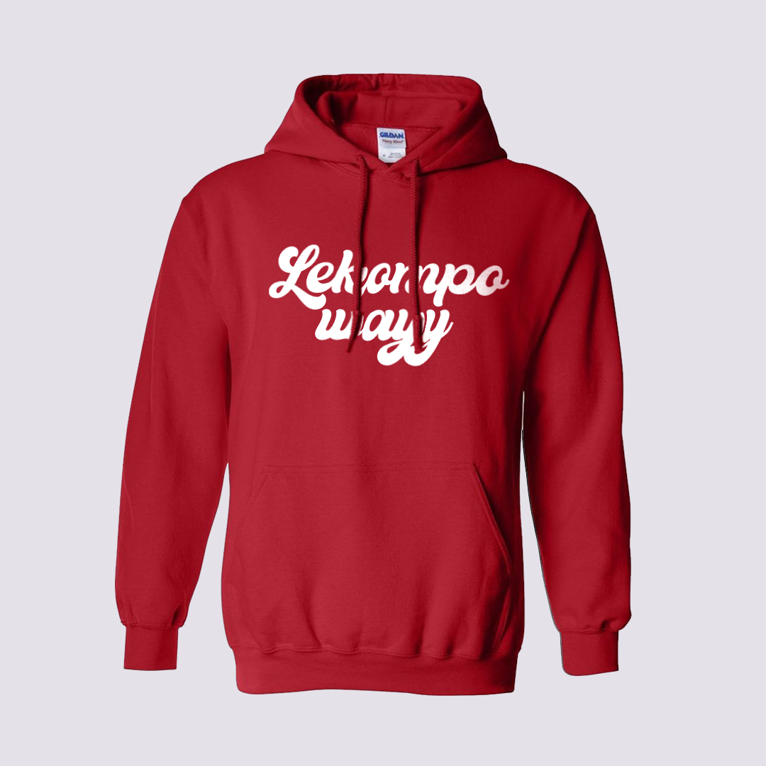 Lekompo wayy hoodie - Red